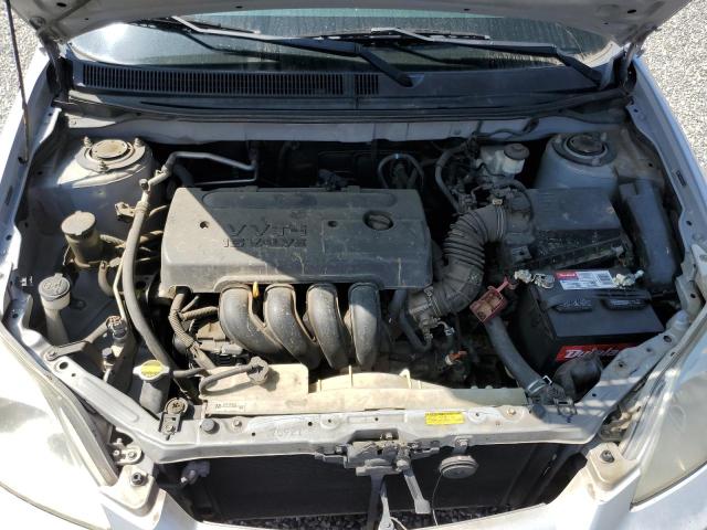 2T1KR32E88C709138 - 2008 TOYOTA COROLLA MA XR SILVER photo 12