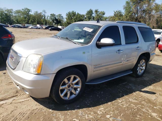 1GKS2GEJ7BR224690 - 2011 GMC YUKON DENALI HYBRID SILVER photo 1