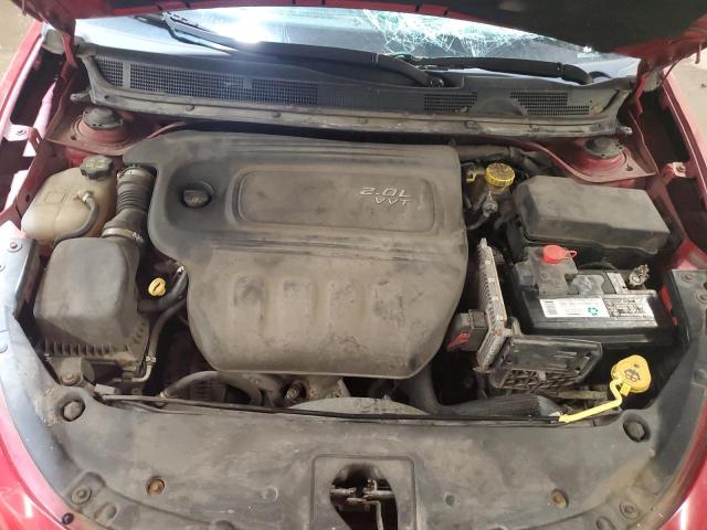1C3CDFBA7DD324026 - 2013 DODGE DART SXT წითელი ფოტო 11