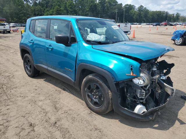 ZACNJAAB4LPL80495 - 2020 JEEP RENEGADE SPORT TEAL photo 4