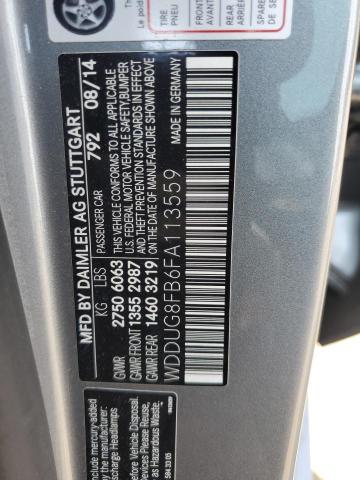 WDDUG8FB6FA113559 - 2015 MERCEDES-BENZ S 550 4MATIC SILVER photo 12
