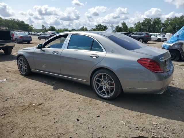 WDDUG8FB6FA113559 - 2015 MERCEDES-BENZ S 550 4MATIC SILVER photo 2