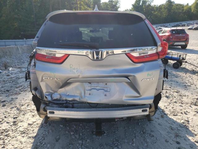 2HKRW2H86KH642305 - 2019 HONDA CR-V EXL SILVER photo 6