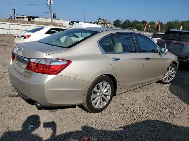 1HGCR2F87DA223603 - 2013 HONDA ACCORD EXL 金色 照片 3