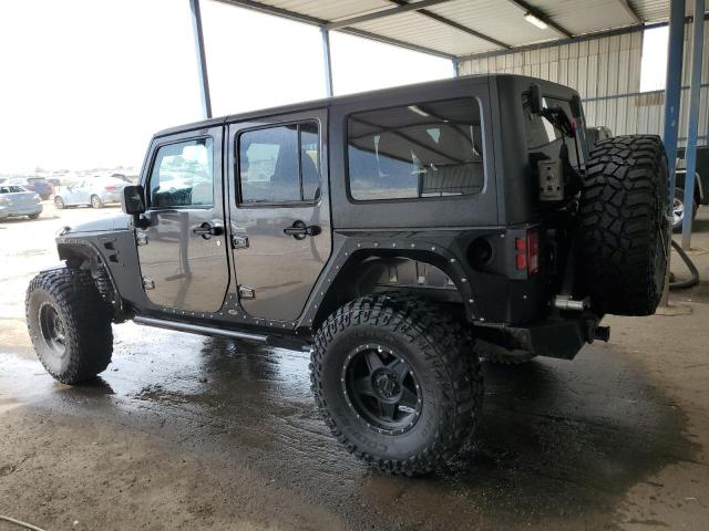 1C4BJWDG8EL298867 - 2014 JEEP WRANGLER UNLIMITED SPORT GRAY photo 2