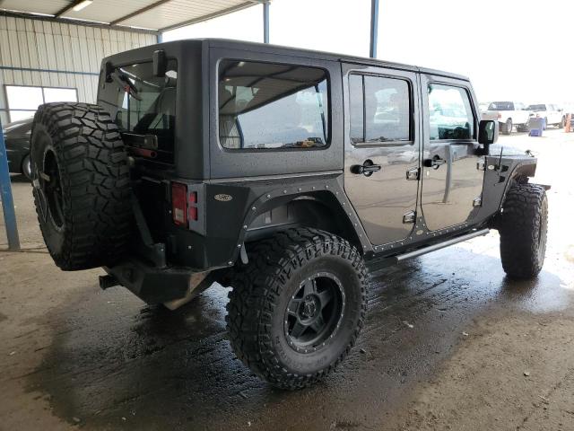 1C4BJWDG8EL298867 - 2014 JEEP WRANGLER UNLIMITED SPORT GRAY photo 3