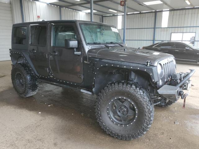 1C4BJWDG8EL298867 - 2014 JEEP WRANGLER UNLIMITED SPORT GRAY photo 4