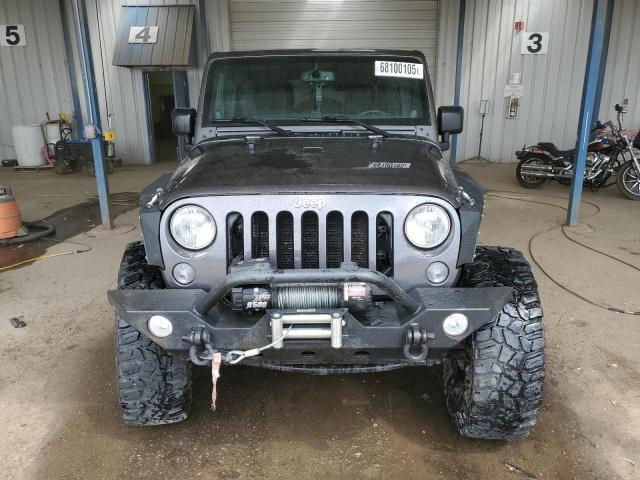 1C4BJWDG8EL298867 - 2014 JEEP WRANGLER UNLIMITED SPORT GRAY photo 5