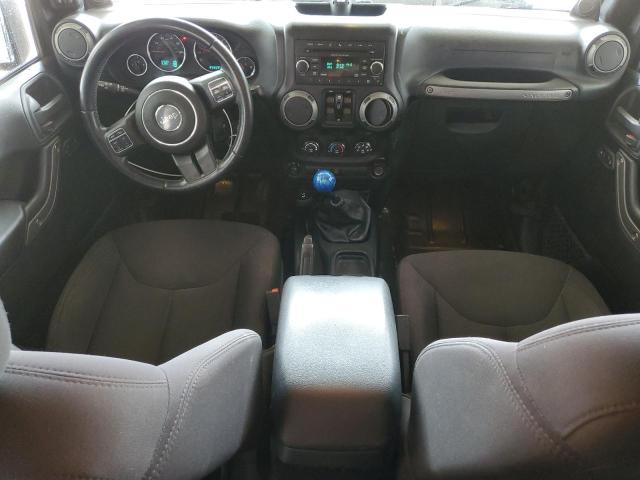 1C4BJWDG8EL298867 - 2014 JEEP WRANGLER UNLIMITED SPORT GRAY photo 8