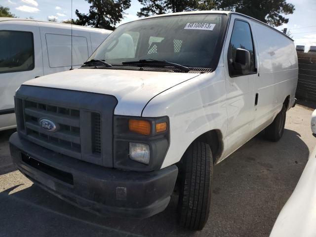 1FTSS3EL0EDB12823 - 2014 FORD ECONOLINE E350 SUPER DUTY VAN WHITE photo 2