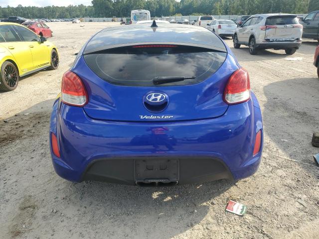 KMHTC6AD7CU066319 - 2012 HYUNDAI VELOSTER BLUE photo 6