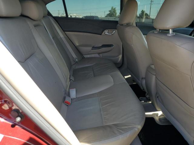 2HGFB2F93CH531605 - 2012 HONDA CIVIC EXL მუქწითელი ფოტო 10