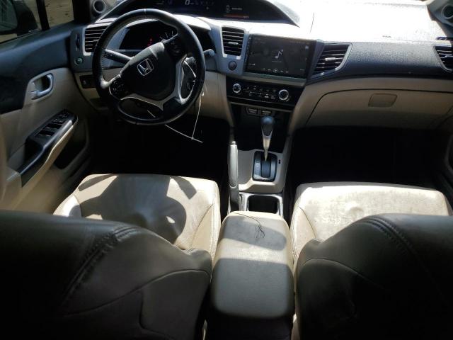 2HGFB2F93CH531605 - 2012 HONDA CIVIC EXL მუქწითელი ფოტო 8