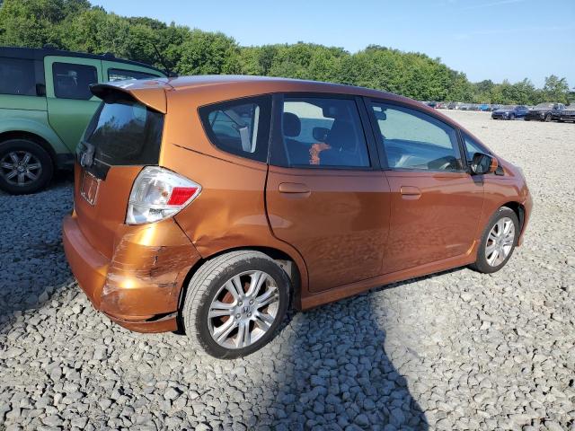 JHMGE8H4XAS008651 - 2010 HONDA FIT SPORT ORANGE photo 3