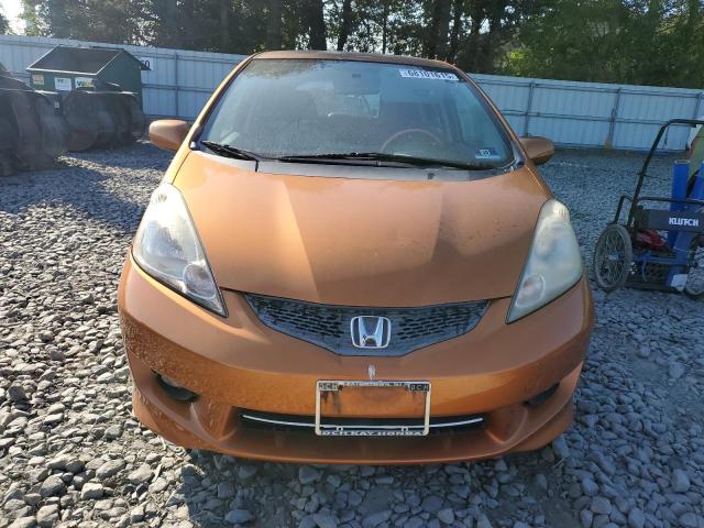 JHMGE8H4XAS008651 - 2010 HONDA FIT SPORT ORANGE photo 5
