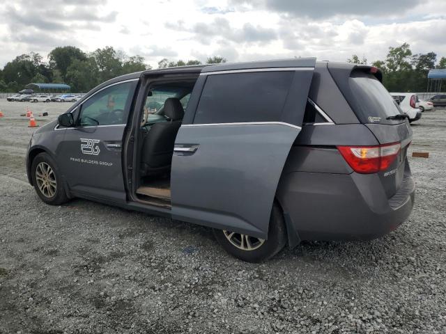 5FNRL5H61CB139029 - 2012 HONDA ODYSSEY EXL GRAY photo 2