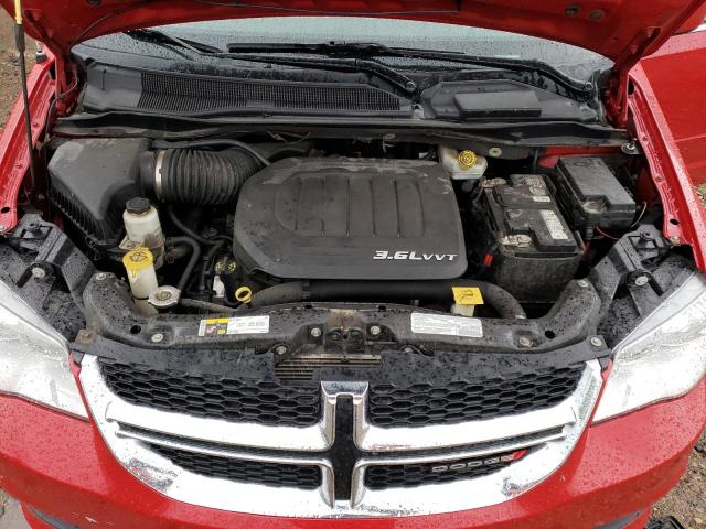 2C4RDGDG4DR730792 - 2013 DODGE GRAND CARA CREW RED photo 11