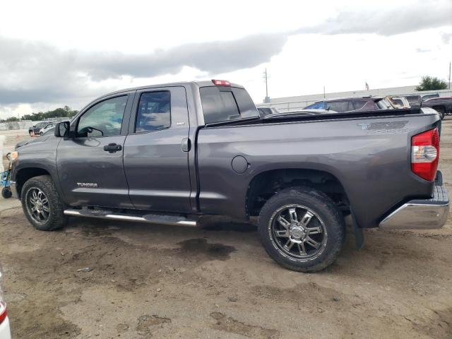 5TFRM5F18EX076475 - 2014 TOYOTA TUNDRA DOUBLE CAB SR/SR5 GRAY photo 2