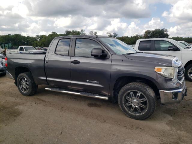 5TFRM5F18EX076475 - 2014 TOYOTA TUNDRA DOUBLE CAB SR/SR5 GRAY photo 4