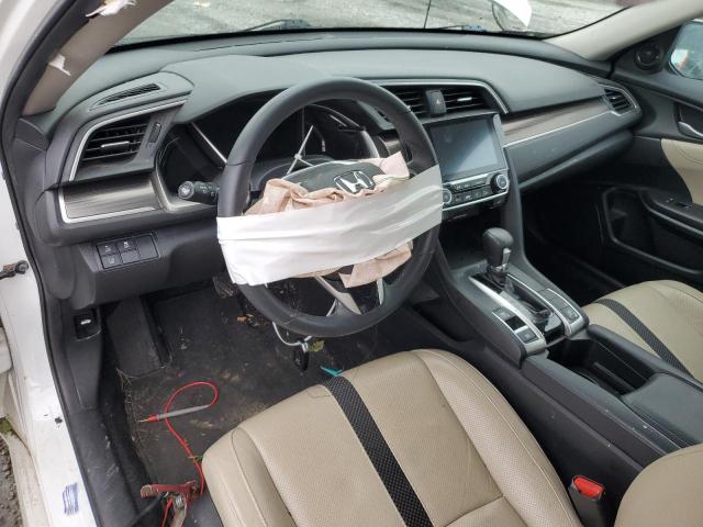 2HGFC1F72KH650931 - 2019 HONDA CIVIC EXL WHITE photo 8