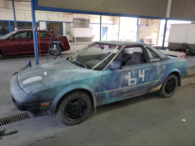 JT2AW15C8F0041148 - 1985 TOYOTA MR2 BLUE photo 1