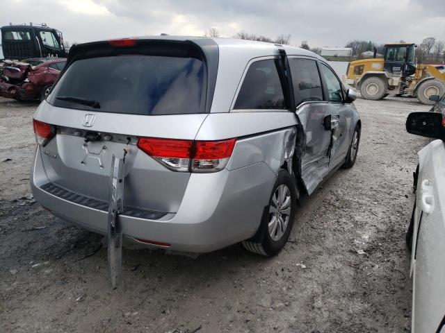 5FNRL5H60EB077240 - 2014 HONDA ODYSSEY EXL SILVER photo 3