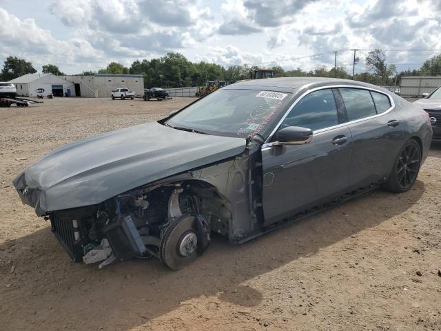 WBAGV8C06MCF63763 - 2021 BMW M850XI GRAY photo 1