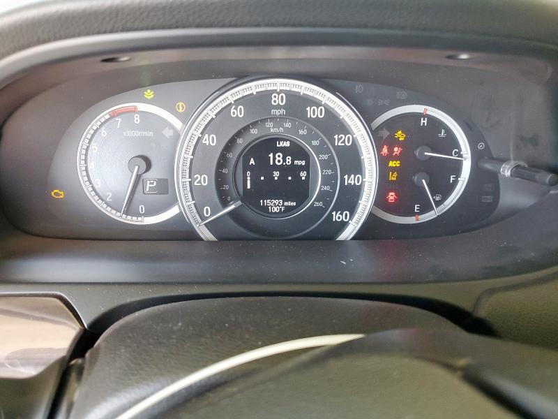 1HGCR3F08HA000007 - 2017 HONDA ACCORD EXL WHITE photo 9