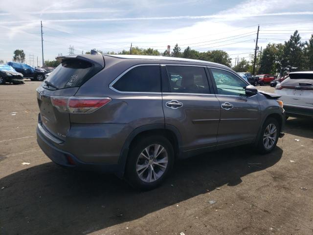 5TDJKRFH1FS207664 - 2015 TOYOTA HIGHLANDER XLE Boz foto 3