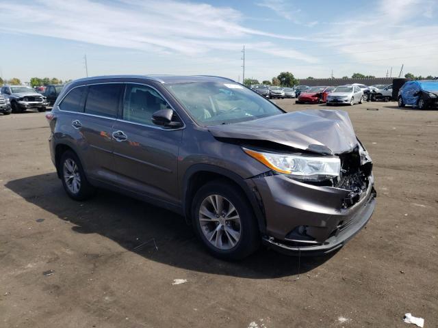 5TDJKRFH1FS207664 - 2015 TOYOTA HIGHLANDER XLE Boz foto 4