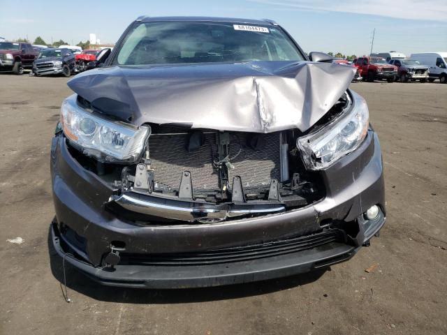 5TDJKRFH1FS207664 - 2015 TOYOTA HIGHLANDER XLE Boz foto 5