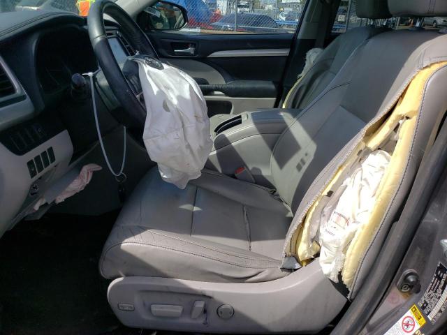 5TDJKRFH1FS207664 - 2015 TOYOTA HIGHLANDER XLE Boz foto 7