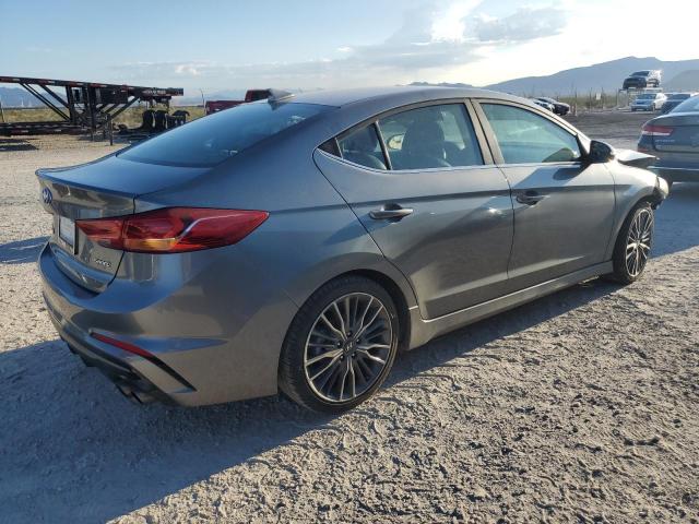 KMHD04LB2JU704325 - 2018 HYUNDAI ELANTRA SPORT GRAY photo 3