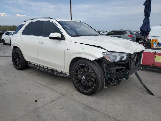 4JGFB6BB4MA507081 - 2021 MERCEDES-BENZ GLE AMG 53 4MATIC WHITE photo 4