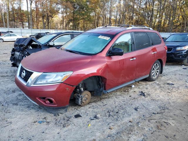 5N1AR2MN2FC693331 - 2015 NISSAN PATHFINDER S BURGUNDY photo 1