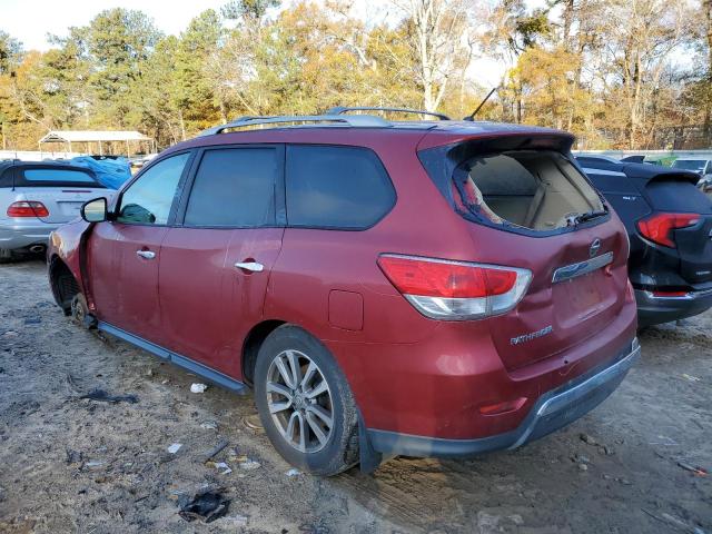 5N1AR2MN2FC693331 - 2015 NISSAN PATHFINDER S BURGUNDY photo 2