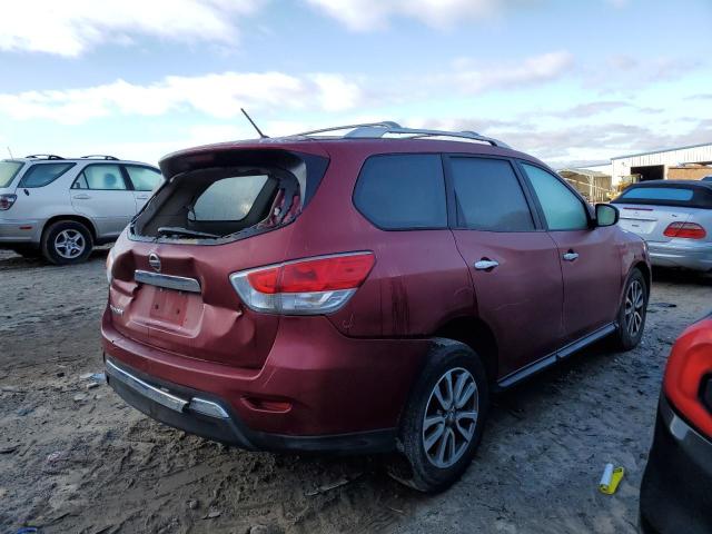 5N1AR2MN2FC693331 - 2015 NISSAN PATHFINDER S BURGUNDY photo 3