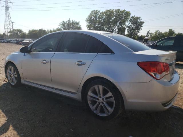 1G1PG5SB8E7298830 - 2014 CHEVROLET CRUZE LTZ SILVER photo 2