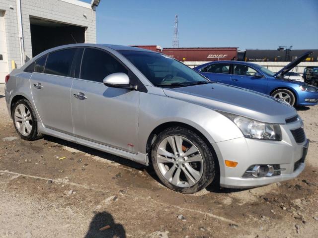 1G1PG5SB8E7298830 - 2014 CHEVROLET CRUZE LTZ SILVER photo 4