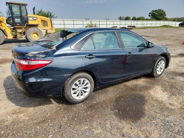 4T4BF1FK1GR529578 - 2016 TOYOTA CAMRY LE BLUE photo 3