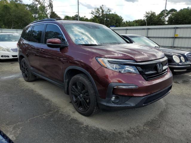 5FNYF5H28NB033261 - 2022 HONDA PILOT SE BURGUNDY photo 4