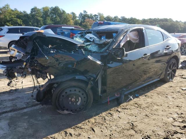 SHHFK7H4XHU430411 - 2017 HONDA CIVIC SPORT შავი ფოტო 1