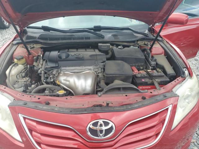 4T1BF3EK0BU181935 - 2011 TOYOTA CAMRY BASE RED photo 11
