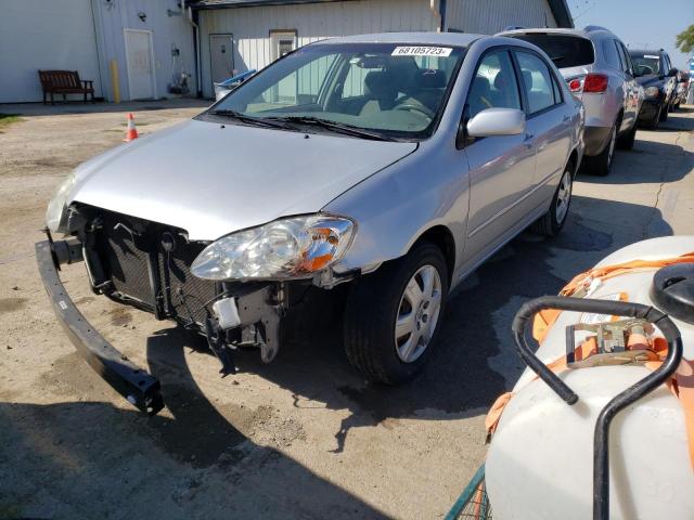 1NXBR32E18Z942373 - 2008 TOYOTA COROLLA CE SILVER photo 1