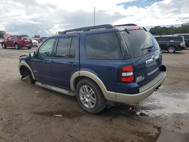1FMEU64EX8UA03782 - 2008 FORD EXPLORER EDDIE BAUER Көк фото 2