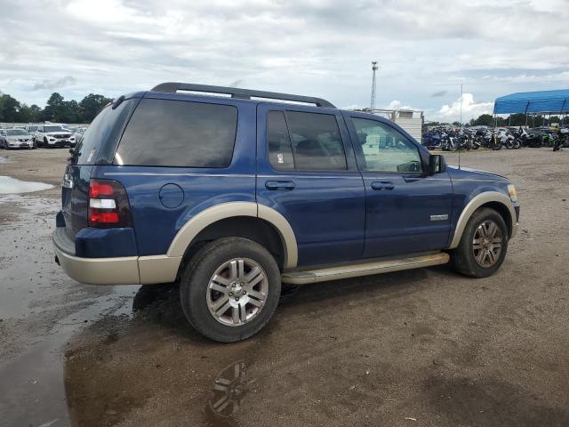 1FMEU64EX8UA03782 - 2008 FORD EXPLORER EDDIE BAUER Көк фото 3