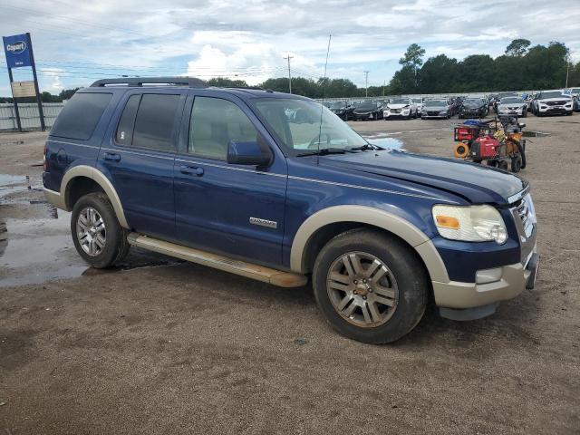 1FMEU64EX8UA03782 - 2008 FORD EXPLORER EDDIE BAUER Көк фото 4