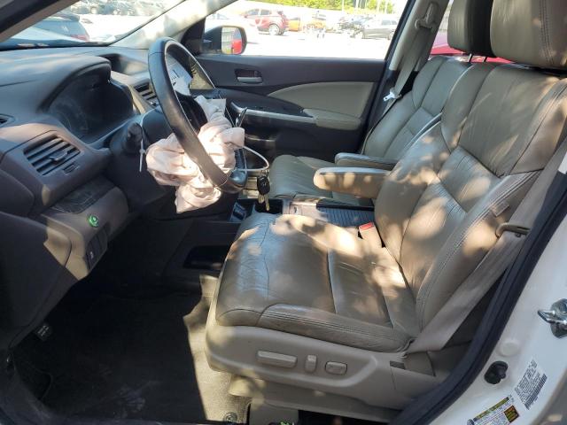5J6RM3H70DL028216 - 2013 HONDA CR-V EXL WHITE photo 7
