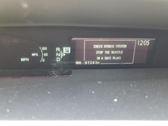 JTDKN3DU5C5461128 - 2012 TOYOTA PRIUS 白色 照片 9