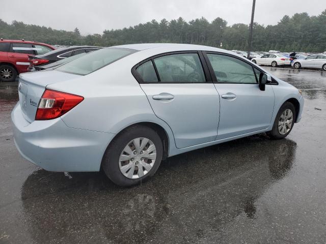 2HGFB2F53CH529396 - 2012 HONDA CIVIC LX BLUE photo 3